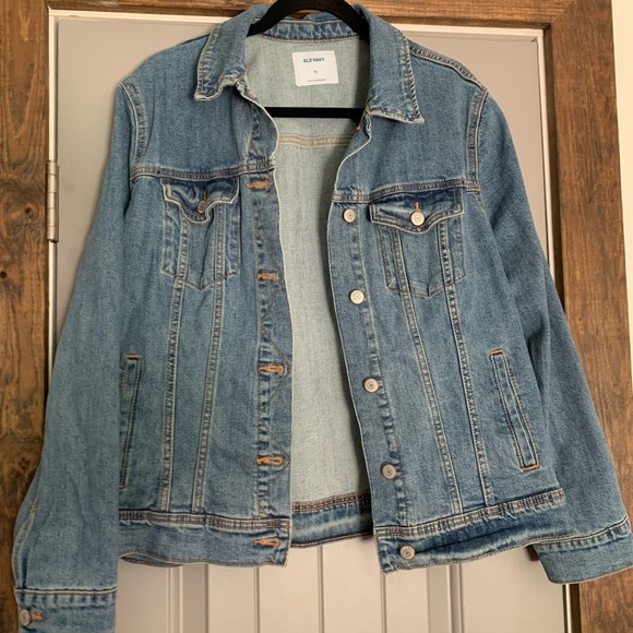 Old Navy Button Up Denim Jacket Size XL - Picture 1 of 4